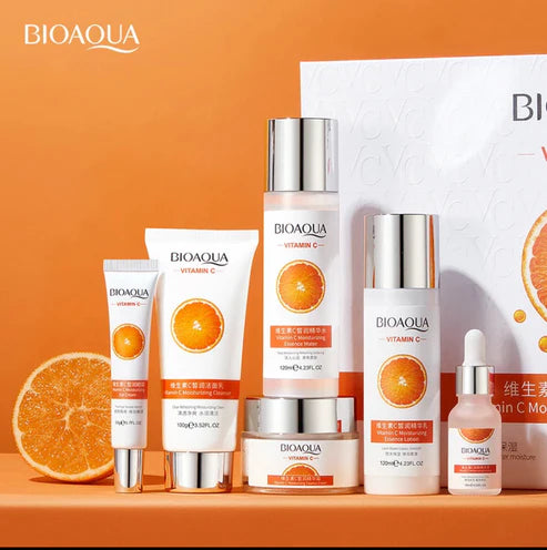 Combo Bioaqua Original Vitamina C X6- Tratamiento Facial Anti-Edad - BIOAQUA